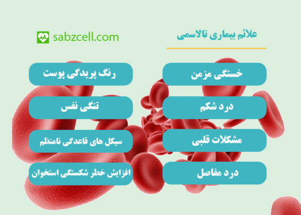 تالاسمی چیست و انواع آن سلول سبز