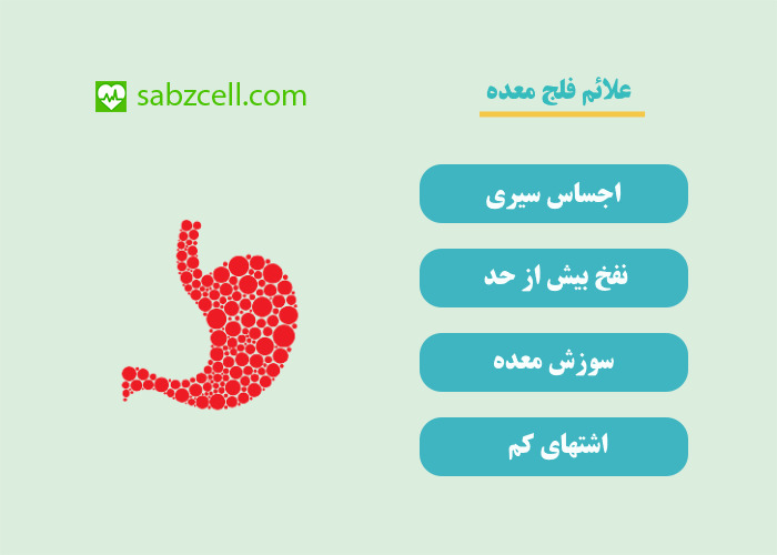 علائم فلج معده