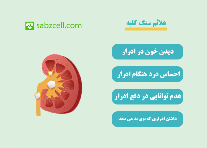 علائم سنگ کلیه