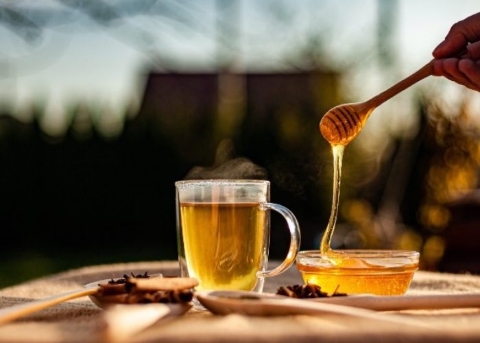 درمان خانگی برونشیت چای و عسل